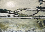 Snowy landscape-pastel-thumb