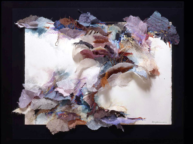 Untitled 8. Watercolour collage by Sherry Andrens Owen